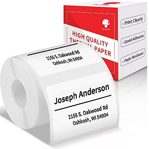 Phomemo Xp4030 230熱印刷紙 レシート紙 粘着紙 ポータブルサーマルラベルプリンターm110およびキャッシュレジスターレシートプリンタ Diy 工具