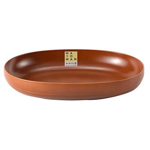 アサヒ興洋 オーバルプレート カレー皿 アカシア 1枚入 日本製 食洗機対応 電子レンジ対応 手になじむ WAYOWAN AZ20-82