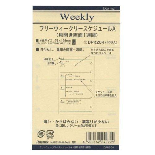 レイメイ藤井 ダヴィンチ リフィル フリーポケット DPR204