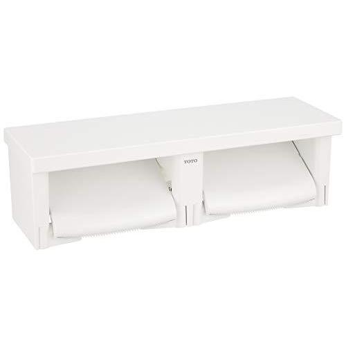 TOTO 二連紙巻器 フラット棚 (樹脂) ホワイト YH650#NW1