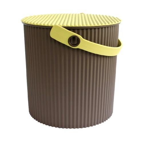 八幡化成 フタ付きバケツ オムニウッティ ブラウン L 10L sceltevie omnioutil スカンジナビアン 228332