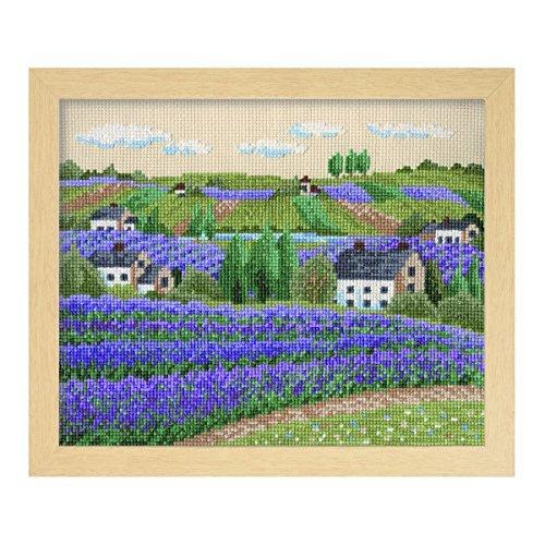 紫陽花の咲く風景　クロスステッチ クロスステッチキット 12ヶ月の小さな花風景(10月 コスモスの