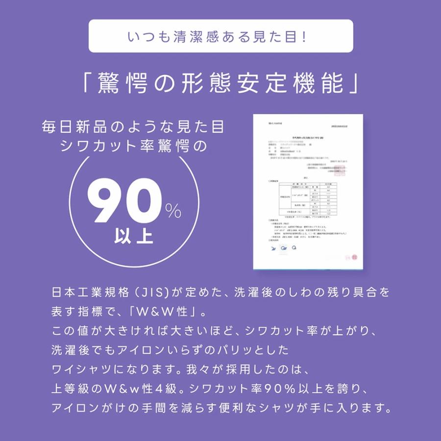 ワイシャツ メンズ 長袖 送料無料 Yシャツ 形態安定 スリム セール プレゼント  Men's uno 爆買 | ビジネスマンサポート | 22