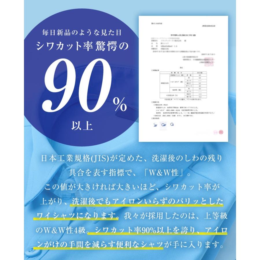 ワイシャツ 洗濯ネットセット メンズ 長袖 半袖 送料無料 形態安定 福袋 HAPPYBAG2021｜0306｜17