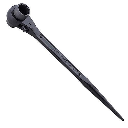 トップ工業 (TOP) 両口ラチェットレンチ シノ付 21x24mm カチオン塗装 足場 住宅 鳶道具 RM-21x24 燕三条 日本製