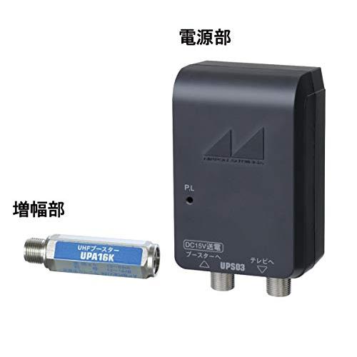 日本アンテナ UHF電源分離型ブースター(電源セット) UPA16K｜0312｜02