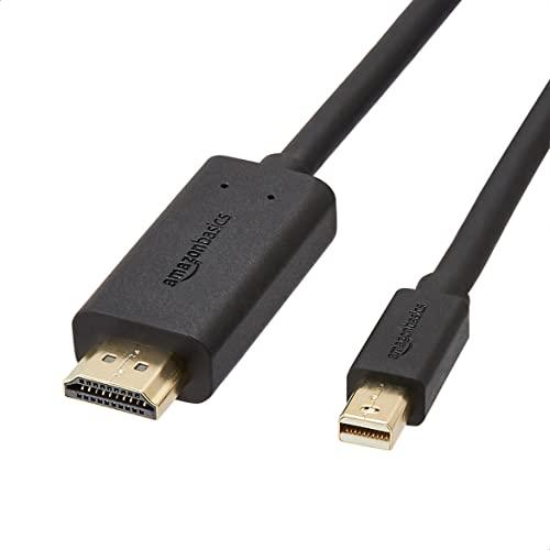 Amazonベーシック Mini DisplayPort - HDMI 変換ケーブル タブレット用 0.9m