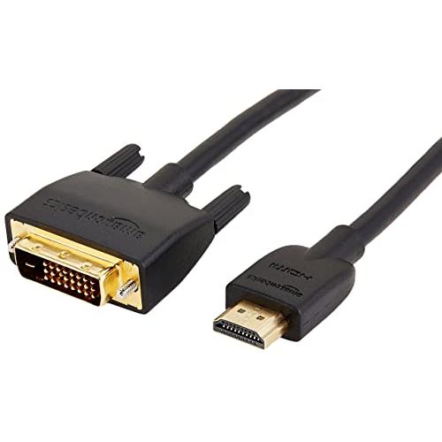 Amazonベーシック HDMI-DVI 変換ケーブル ハイスピード 0.9m 10本セット （タイプAオス - DVI24pinオス） ブラック
