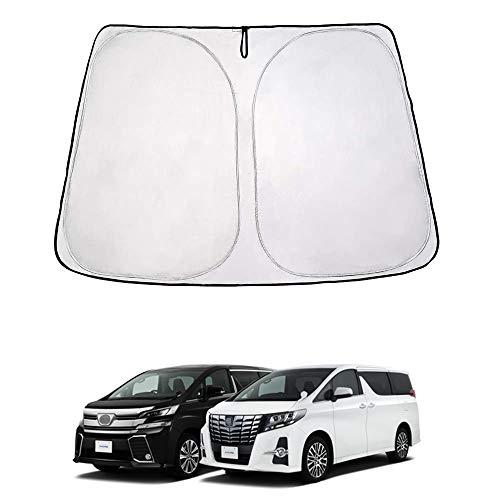 LEXLEYS トヨタ 新型アルファード/ヴェルファイア 30系 改良専用 フロント サンシェード ALPHARD VELLFIRE 遮光 カーテン