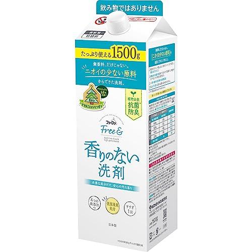 ファーファ フリー&超コン 液体洗剤 無香 替 1500G