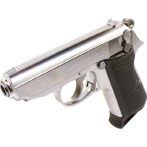 極美品】マルゼン ワルサーPPK/S ブローバック シルバー ウッド