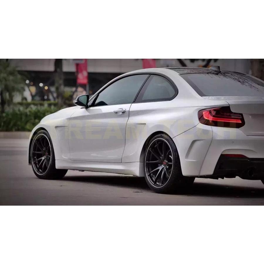 BMW F22 F23 2シリーズ用 MANHAスタイル ワイドボディキット 10点セット FRP製 フルエアロパーツ ワイドキット エアロパーツ クーペ カブリオレ M235