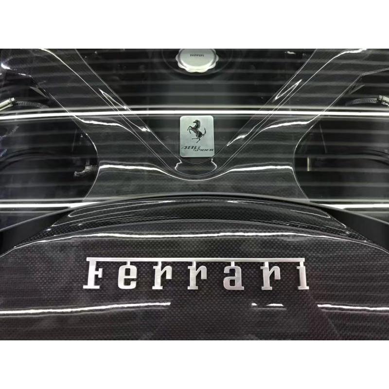 業界最高い品質 Ferrari フェラーリ 488 GTB スパイダー用 Capスタイル ドライカーボン グラスボンネット 透明ボンネット 透明エンジンカバー エンジンフード カプリス