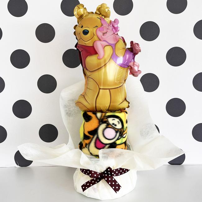 プーさん 出産祝い　ディズニー オムツケーキ おむつケーキ バルーン くまのプーさん 男の子 女の子 ギフト クリスマス |  | 03