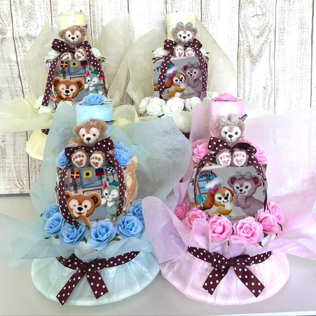 Disney おむつケーキ ダッフィー シェリーメイ ディズニー 出産 Disney おむつケーキ ダッフィー シェリーメイ ディズニー 出産