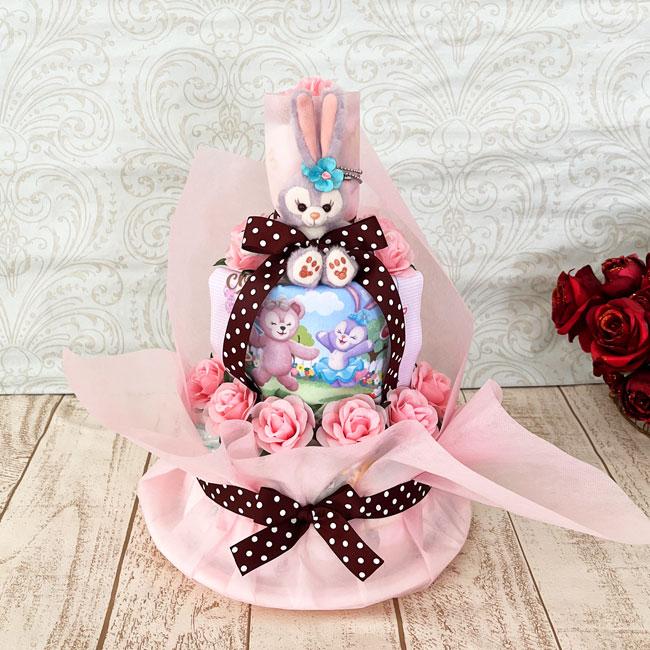 おむつケーキ ステラルー ディズニー 出産祝い オムツケーキ 人気 女の子 かわいい 花 誕生日 クリスマス ひなまつり_1