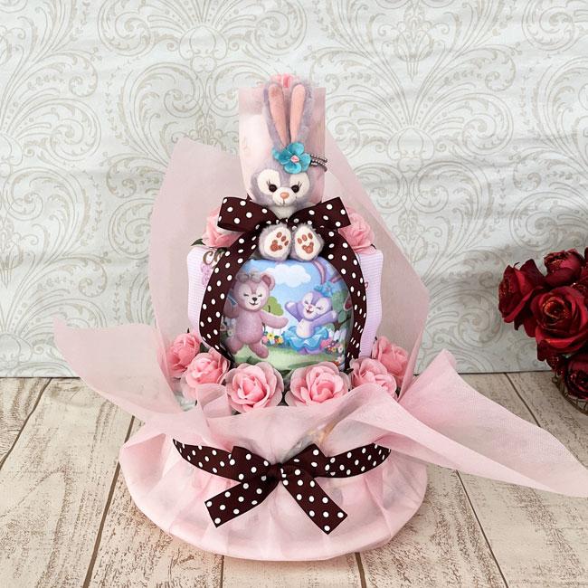 おむつケーキ ステラルー ディズニー 出産祝い オムツケーキ 人気 女の子 かわいい 花 誕生日 クリスマス ひなまつり_7