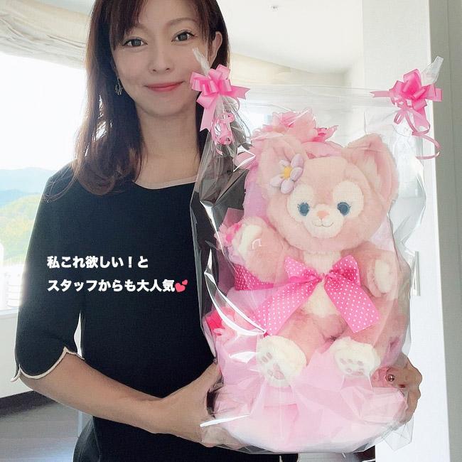 おむつケーキ リーナベル パペット ディズニー 出産祝い ディズニーシー限定商品付 オムツケーキ 人気 女の子 ピンク かわいい 花 誕生日 クリスマス ひなまつり | Disney | 10