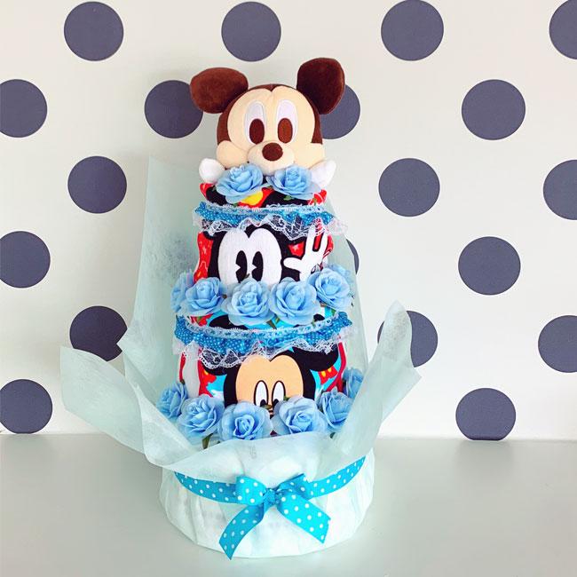 Disney（ディズニー） 出産祝い おむつケーキ パペット ミッキー