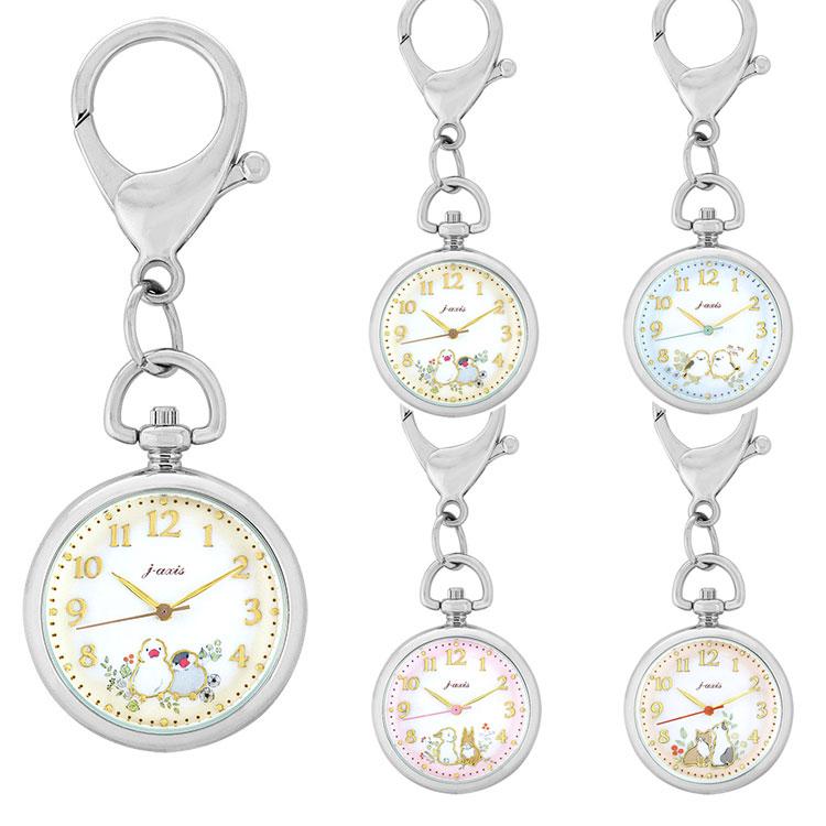 J-AXIS ジェイアクシス 時計 フック時計 アニマルウォッチ アニマル