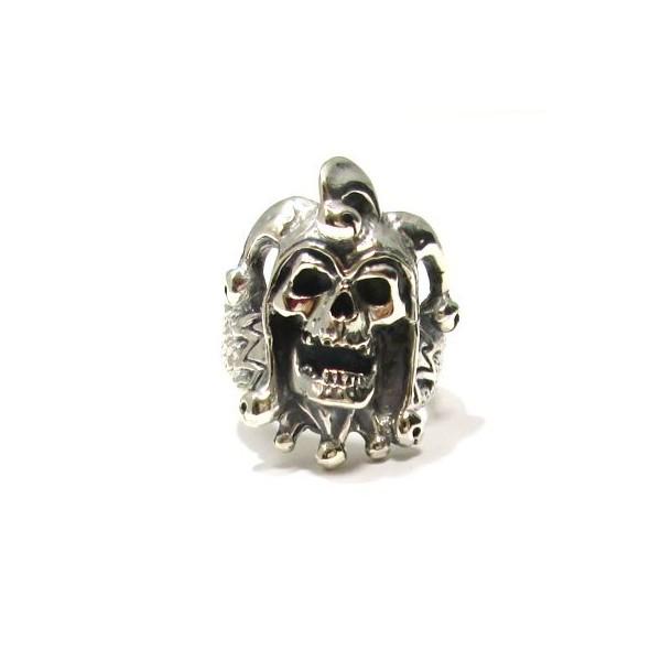 クレイジーピッグ Crazy Pig Designs リング ジョーカースカル リング 19号 送料無料 cpd1043 シルバーアクセサリー メンズ