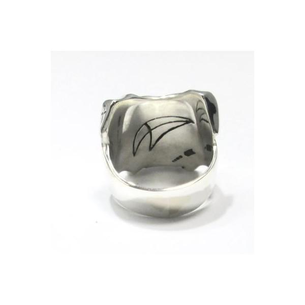 クレイジーピッグ Crazy Pig Designs リング ボクサードッグ 犬 cpd1045 送料無料 17号 シルバーアクセサリー メンズの画像