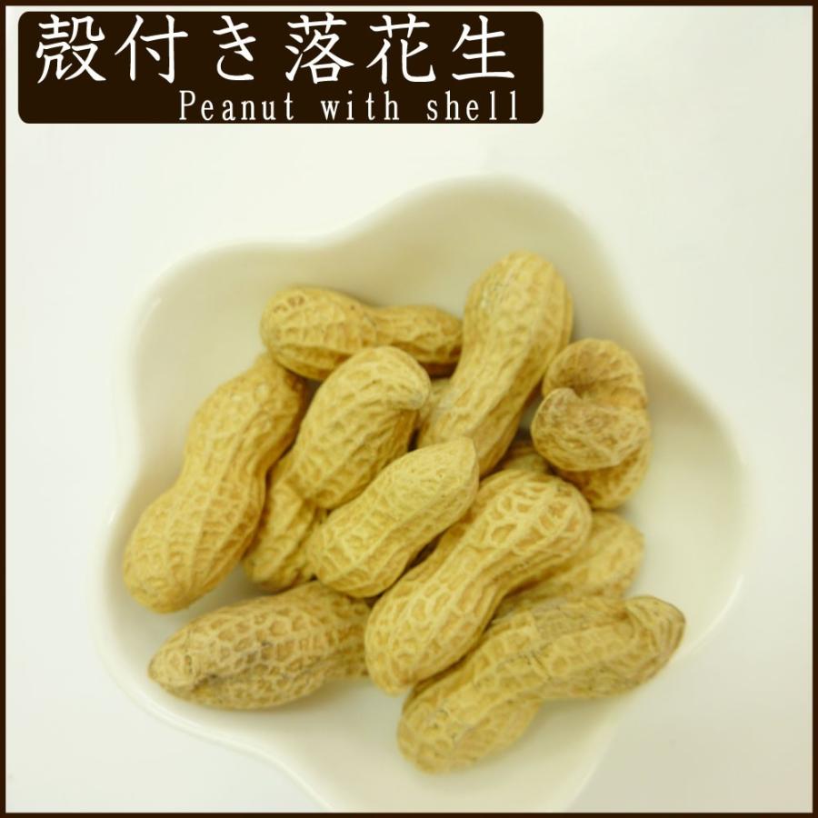 殻付落花生 500g ピーナッツ 送料無料 食塩無添加 : ナッツとフルーツ