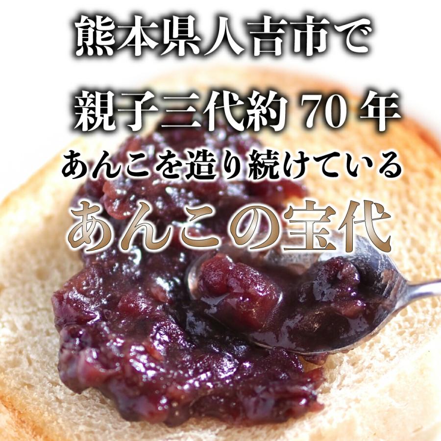 業務用 あんこ 【こしあん1ｋg×10個】送料無料  保存料 着色料 無添加 ギフト 高級 食パン スイーツ 手作り つぶあん こしあん 白あん 熊本県 ほうだい あんこ｜0831helpful｜04