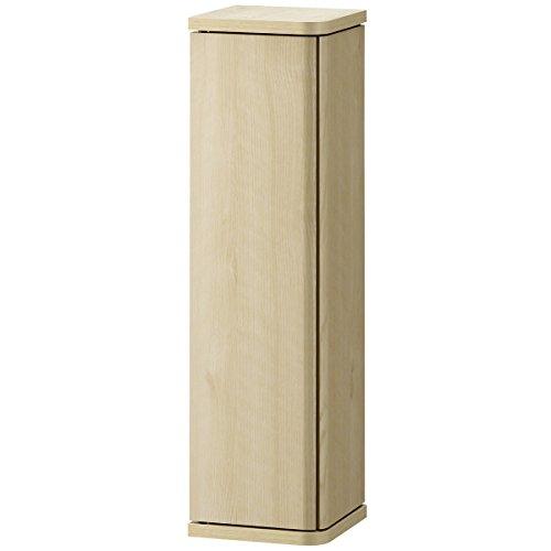 朝日木材加工 ストッカー L-forme コーナーストレージ 幅19cm 奥行19cm 高さ70cm ホワイト 完成品 LFM-7020ST-WH