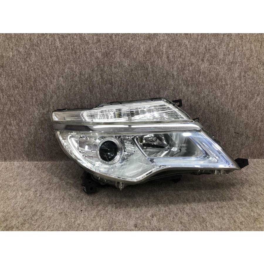 磨き済み 日産 セレナ ハイウェイスター C26 後期 純正 右 ヘッド