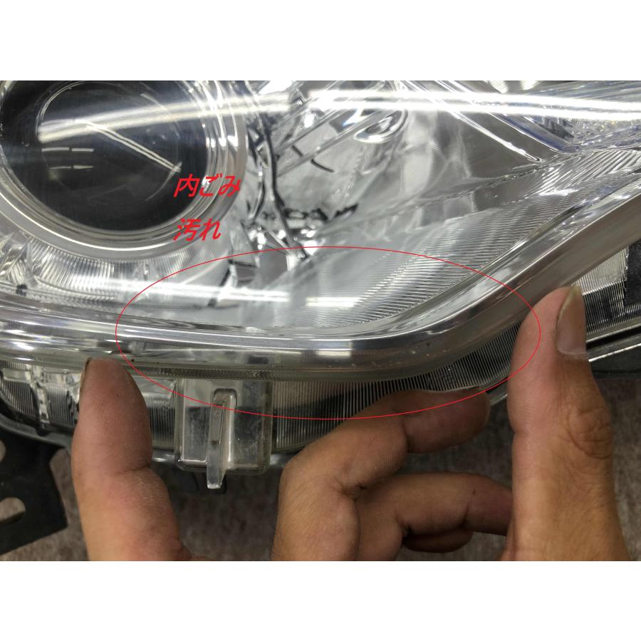 磨き済み 日産 セレナ ハイウェイスター C26 後期 純正 右 ヘッド