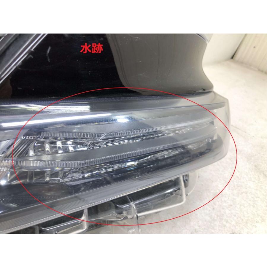 磨き済み ヴェルファイア AGH30W 前期 純正 左 ヘッドライト LED 