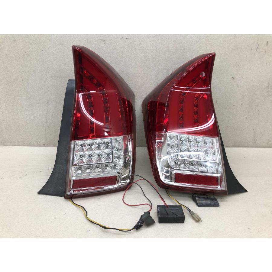 プリウス30 テールライト ZVW30 LED 左右セット LT-HU527 磨き済み