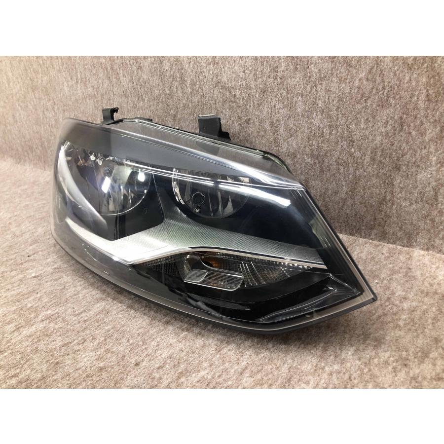 美品 磨き済み フォルクスワーゲン ポロ 6R 右 ヘッドライト ハロゲン