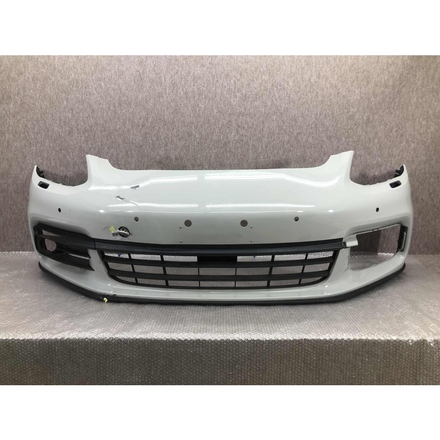 ポルシェパナメーラ21年式フロントバンパー中古 ポルシェ パナメーラ 971 純正 フロントバンパー 971807221 グリル付き