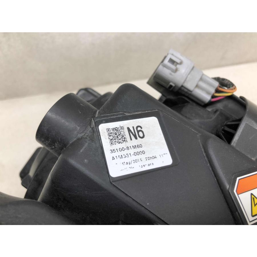 磨き済み スズキ スペーシア カスタム MK32S 右ヘッドライト HID