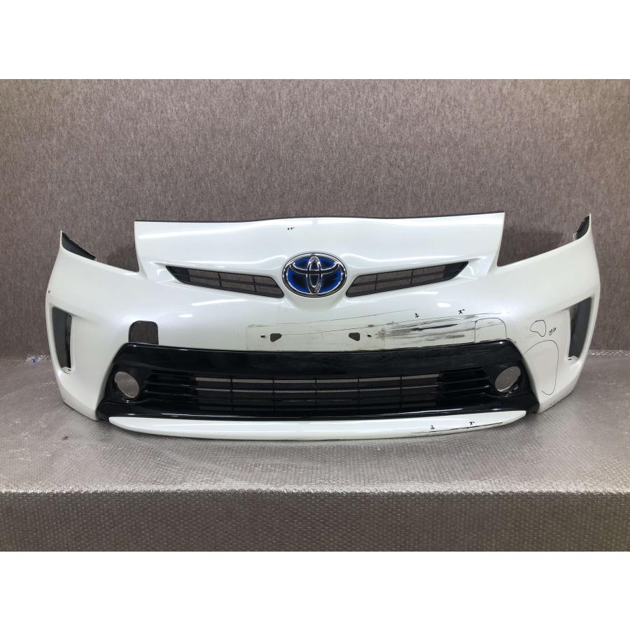 ZVW30 前期 プリウス 純正フロントバンパー 白 トヨタ プリウス 30 ZVW30 後期 純正 フロントバンパー 52119-47510