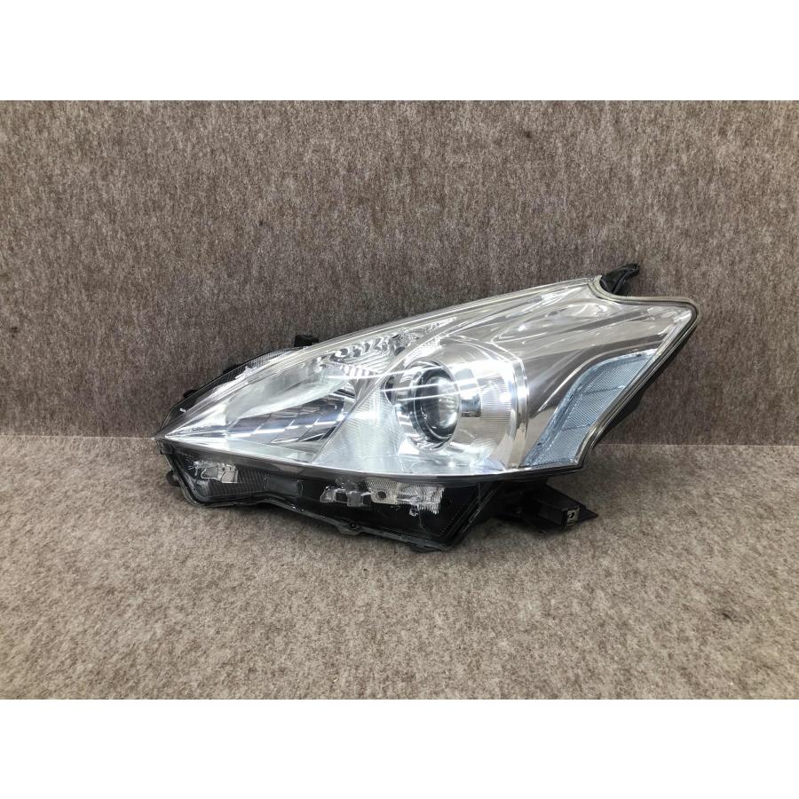 磨き済み トヨタ プリウスα ZVW40/ZVW41 前期 左ヘッドライト ハロゲン 