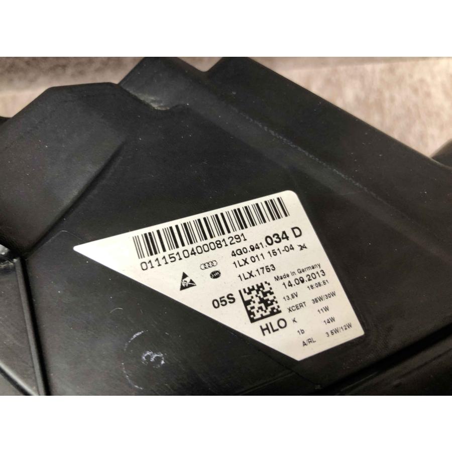 磨き済み AUDI 前期 マトリクス LED 4G アウディ A6 右ヘッドライト