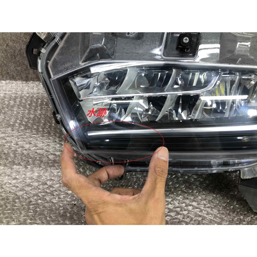 磨き済み N BOX カスタム JF3 後期 純正 左 ヘッドライト LED STANLEY