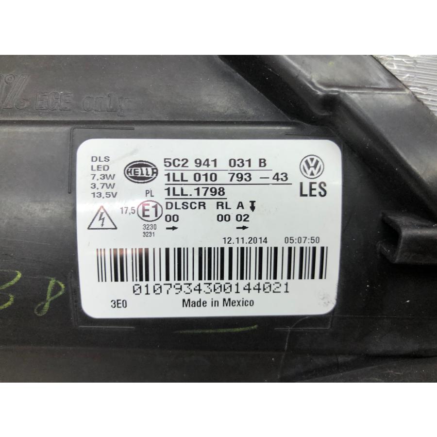 Volkswagen ヘッドライト左 5C2 941 031 D 磨き済み VW ザ・ビートル 16CBZ ヘッドライト 左 左側 キセノン HID