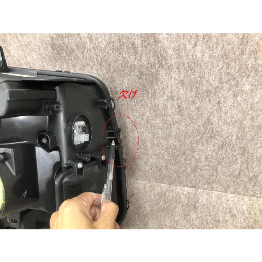 磨き済み エブリィ ワゴン DA17W 純正 HID 左 ヘッドライト ランプ