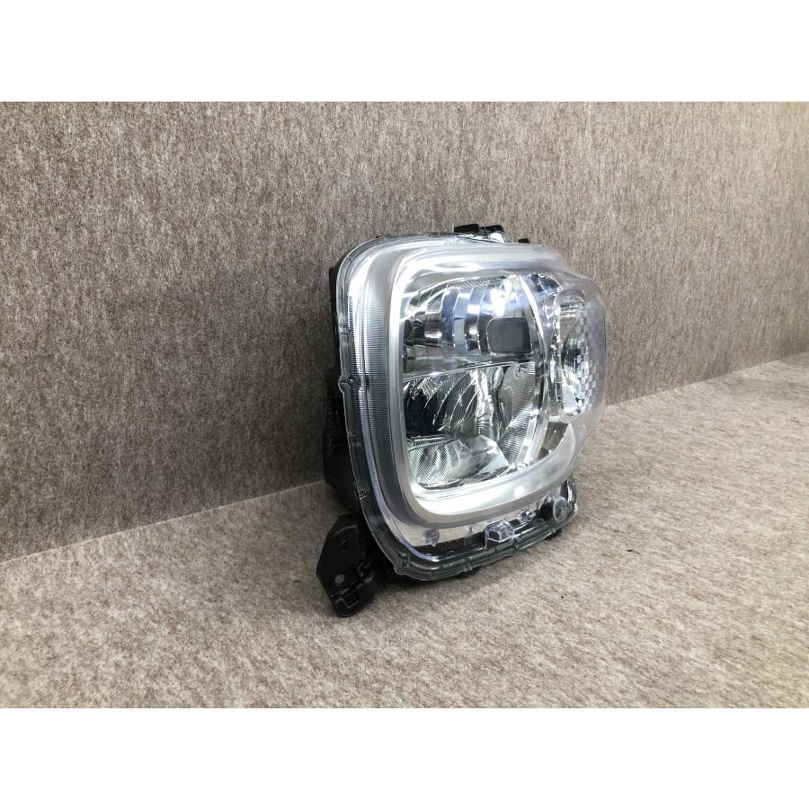 磨き済み スズキ スペーシア MK53S 左ライト/左ヘッドライト LED 純正 