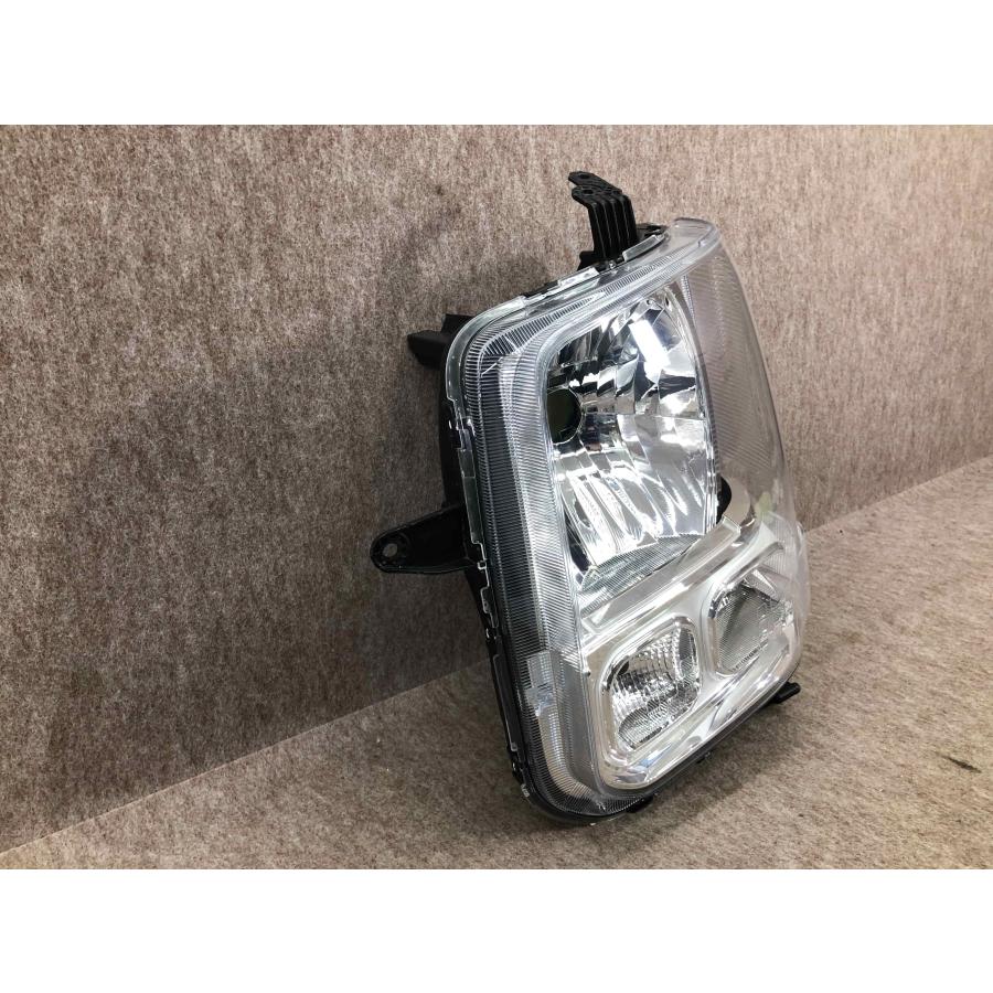 レンズ美品 磨き済み エブリィ DA17V 純正 ハロゲン ヘッドライト 左 