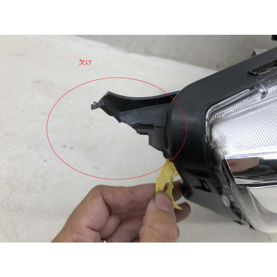 磨き済み スズキ スペーシア カスタム MK35S 純正 ヘッドランプ 右 LED