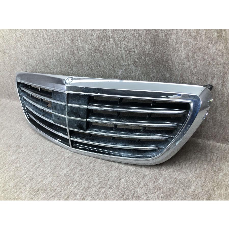 ベンツ Sクラス W222 前期 純正 フロント メッキ グリル A2228800483