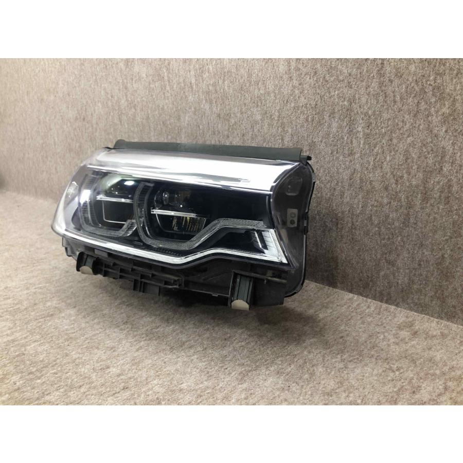 レンズ美品 磨き済み BMW 5シリーズ G30 G31 純正 右 ヘッドライト LED