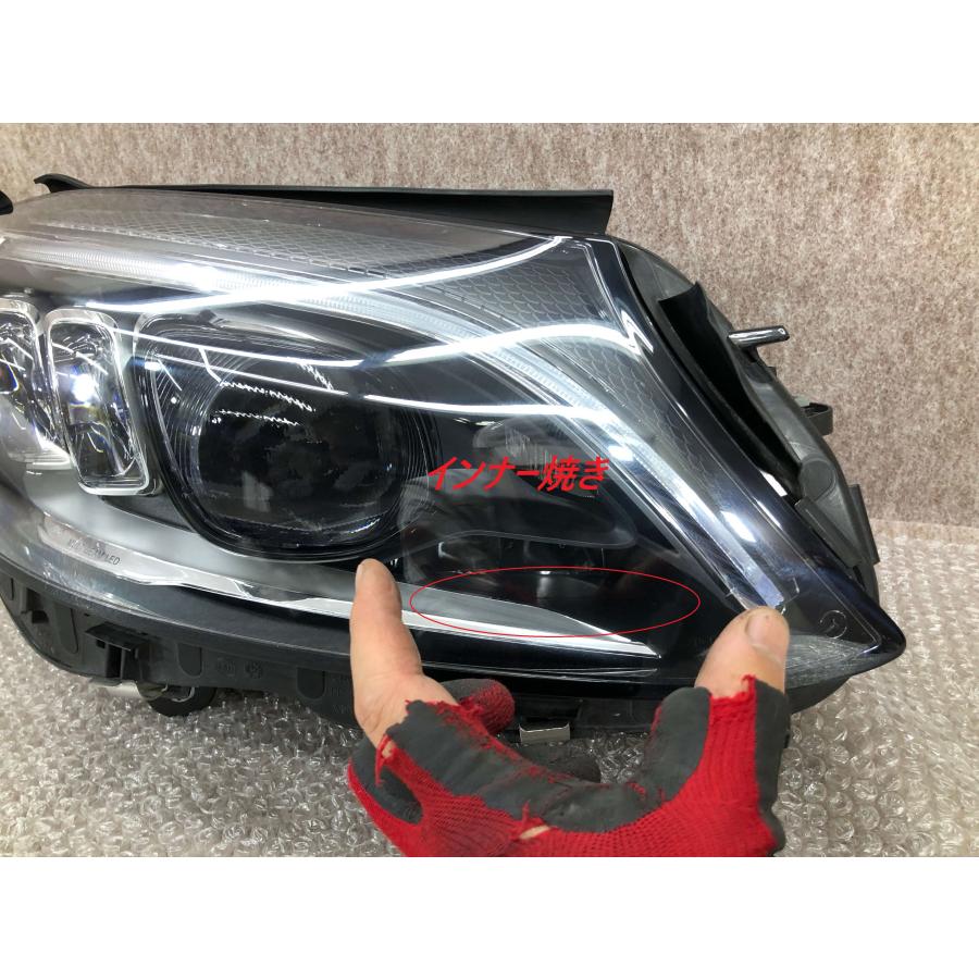 磨き済み ベンツ Cクラス W205 S205 後期 純正 右 LED ヘッド ライト
