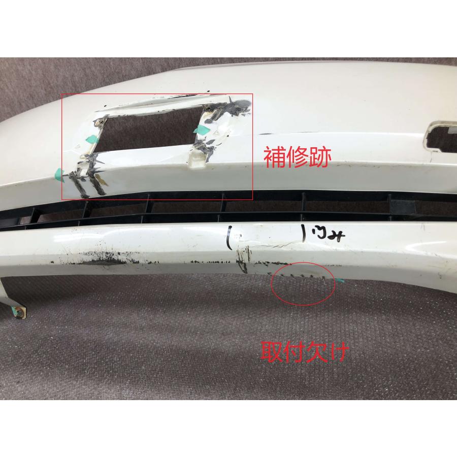 アルファード10前期純正フロントバンパー美品 トヨタ アルファード 10 AS MS ANH10W MNH10W 後期 純正