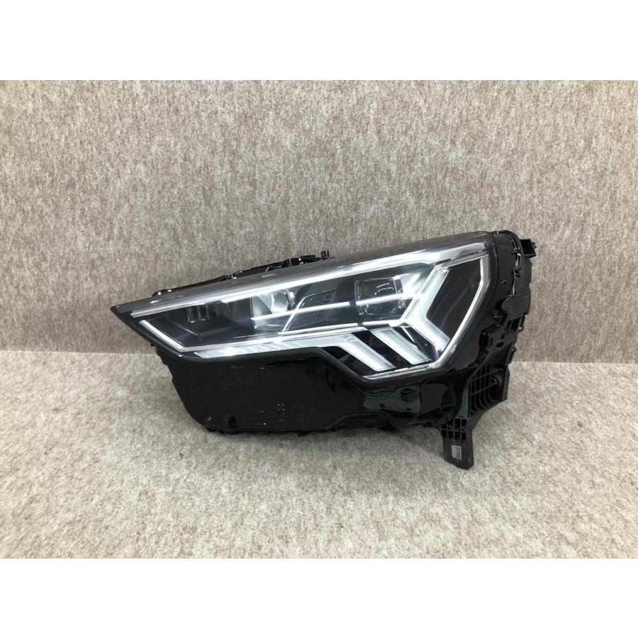 美品 磨き済み アウディ Q3 左 ヘッドライト LED 純正 83A941033A 83A